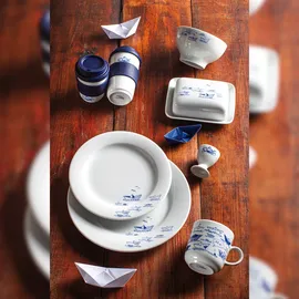 Kahla 207401A00611X Ahoi Marie Eierbecher mit Fuß Papierschiffchen