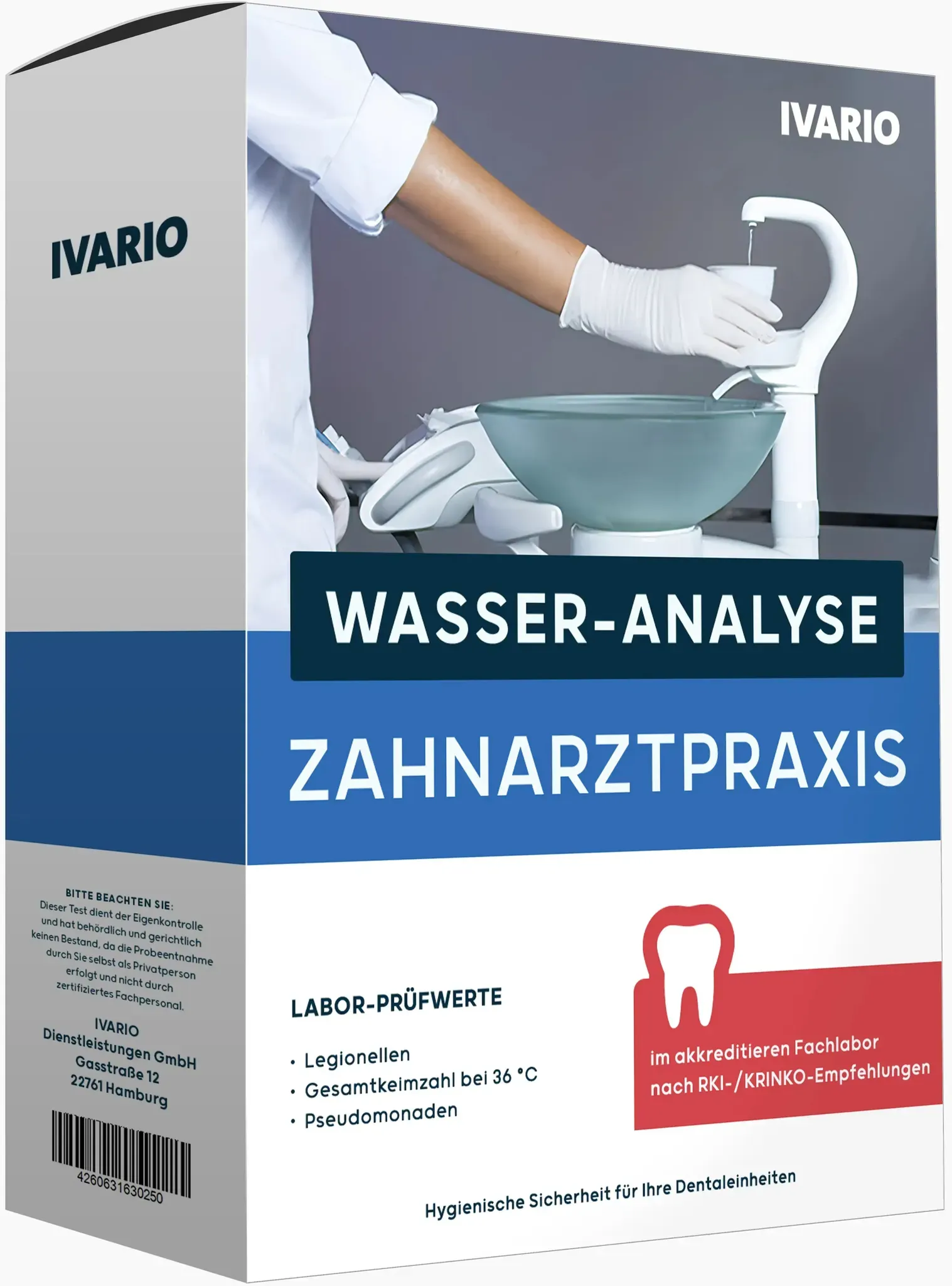 Wassertest Zahnarztpraxis RKI