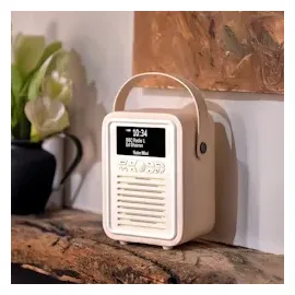 View Quest Retro Mini DAB+ cremeweiß