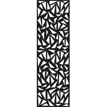 GROJA Designelement Triangle XL 180 x 60 cm Anthrazit/Aluminium