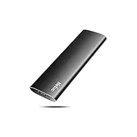 Netac 1TB SSD Extern USB 3.2 Gen 2, Externe Festplatte SSD für Laptop, TV Aufnahmen, Mac, Xbox, Handy Android (USB C Aluminum)