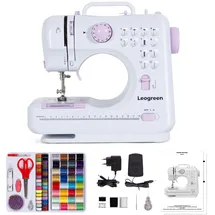 Todeco Nähmaschine für Anfänger und Kinder 12 Stichmuster