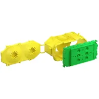Kaiser Elektro KAISER Gerätedose italienischer Standard 3 Module (1269-03)