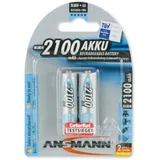 Ansmann Akku Mignon 2100mAh 1,2V - HR6 Nickel-Metallhydrid NiMH