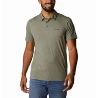 Columbia Tech Trail Kurzarm-poloshirt - Stone Green - M