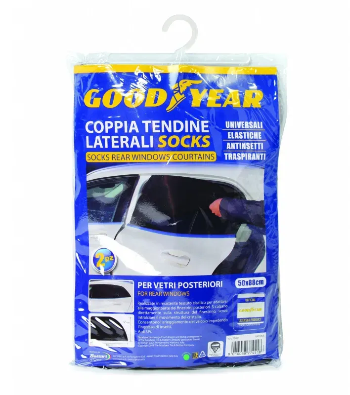 Set aus 2 Stück Sonnenschutzblenden für Seitenscheiben Goodyear