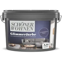 Schöner Wohnen Trendstruktur Wandfarbe Glamorous Blue 2,5 l