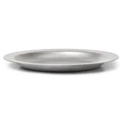 Ferm Living - Tumbled Teller, Edelstahl