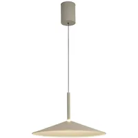 LED-Hängeleuchte Calice, grau, Ø 47,5 cm, höhenverstellbar