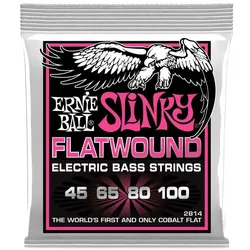 Ernie Ball 2814 - Slinky Flatwound - Bass - Saiten E-Bass