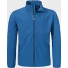 Outdoorjacke SCHÖFFEL "Hiking Softshell Jk Style Mirusha MNS", Herren, Gr. 52, 8405, blau, Oberstoff: Aussenseite: 100% Polyester Innenseite: 100% Polyester Futter: 100% Polyester, sportlich, regular fit, hoch geschlossener Ausschnitt, Langarm, Jacken