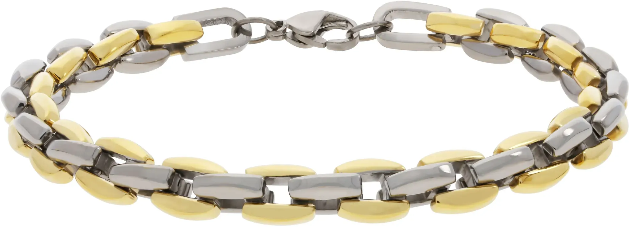 Armband TITANIA "Armbänder" Armbänder Gr. Titan, silberfarben (silbergoldfarben) Damen Armbänder Silber