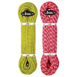 Beal Kletterseil 2 x 60 m Halbseil Grün/Pink