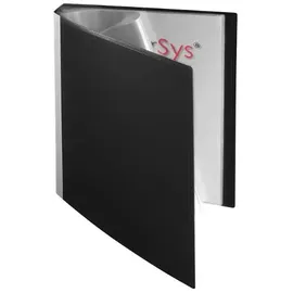 FolderSys DIN A4 40 Hüllen Schwarz