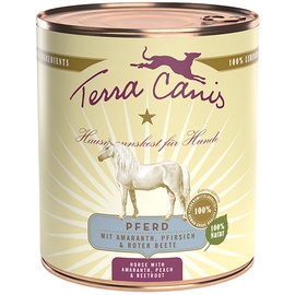 Terra Canis Pferd mit Amaranth, Pfirsich & roter Beete 6 x 800 g