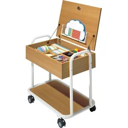 Moderatorenwagen leer