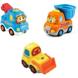 Vtech Tut Tut Baby Flitzer - 3er Set Baustellenfahrzeuge (Abschleppfahrz., Kipplaster