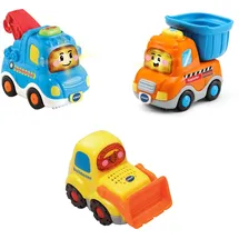 Vtech Tut Tut Baby Flitzer - 3er Set Baustellenfahrzeuge (Abschleppfahrz., Kipplaster
