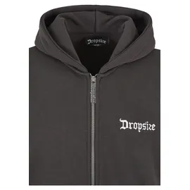 dropsize Super Heavy Oversize Blank Zip Hoodie", - Schwarz