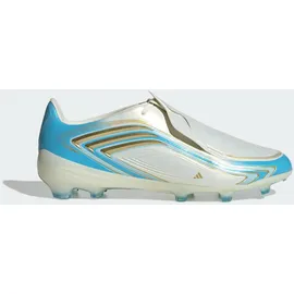 adidas F50 Messi Elite FG Kinder Beige/Blau/Weiß 34
