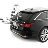 Fabbri E-Bike Transport Rack für 2 Elektrofahrräder, 45 kg Traglast, Aluminium, Einfache Schnappmontage, Pkw Heck