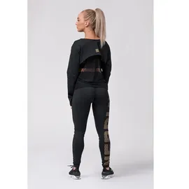 Nebbia Gold Print 827 Leggings - Black - XS