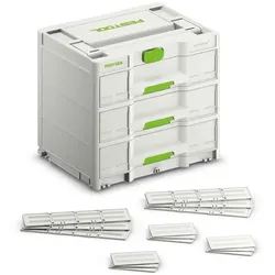 Festool Systainer Sortainer3 SYS3-SORT/3 M 337 Aufbewahrung Schubladen 577769