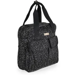 Cangaroo Wickeltasche Mivida Clips Wickelunterlage Reißverschluss Schultergurte schwarz