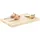 Kikkerland Käse-Set Schneidebrett Holz 1-tlg. 0 x 0 cm Braun