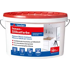 Baufan Innen-Silikatfarbe 10 L Weiß