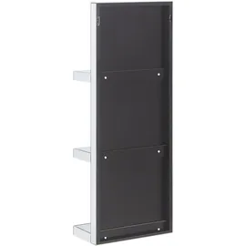 Beliani Wandregal 41 x 20 x 108 cm Silber