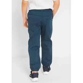bonprix Regular Fit Schlupfhose aus reiner Baumwolle (3er Pack), blau, Gr.128, Coole Jungen Hosen in 3 Farben, 100% Baumwolle