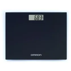 Omron HN-289-E, Elektronische Personenwaage, Schwarz, LCD