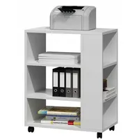 matkam Druckertisch 60 x 40 x 74 cm Weiß