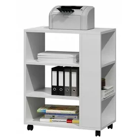 matkam Druckertisch 60 x 40 x 74 cm Weiß