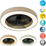 OTTO home Vittor 51 cm Deckenventilator Beige