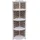 MCW Eckregal 28 x 110 x 28 cm Weiß Braun