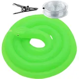 Fukamou Schlange an einer Schnur, Schlangenstreich mit Schnurclip - Golfspielzeugschlangen, die echt aussehen | Tricky Prop Schlangenstreich mit Schnurclip Partybevorzugung Golf Streich Gag Praktische