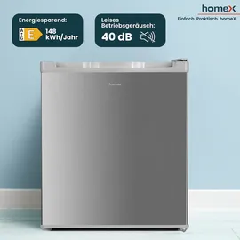 Homex Mini Gefrierschrank Silber