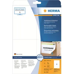 HERMA Special - Papier - matt - selbstklebend, entfernbarer Klebstoff - weiß - A