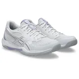 Asics GEL-FLARE 12 - Damen Hallenschuhe - White/Pure Silver 39.5