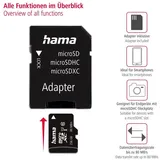Hama microSDXC 256GB Class 10 80MB/s UHS-I + SD-Adapter