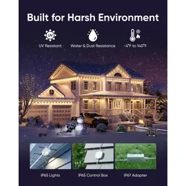 eufy Permanent Outdoor Light, 15m - Weiß