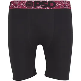 Psd DARK PAISLEY Boxershorts schwarz XL 3er Pack