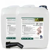 Büsch SK-2TK 2‐Takt Benzin, Alkylatbenzin Sonderkraftstoff für 2‐Takt‐Motorgeräte, vorgemischt mit 2% vollsynthetischem Öl, KWF‐geprüft, 2 x 10 l Vorratspack