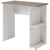 Vicco Schreibtisch Simple, Weiß/Artisan, 80 x 40 cm