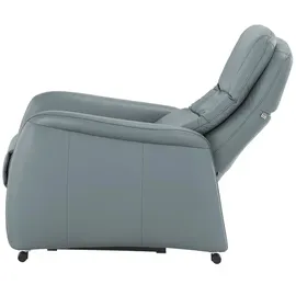 Hukla Relaxsessel Tobias Leder 75 x 105 x 88 cm Blau elektrisch