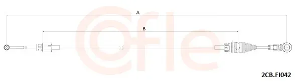 COFLE Seilzug, Schaltgetriebe 2cbfi042 für ALFA ROMEO