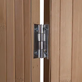 Mendler Bambus Paravent HWC-O30, Raumteiler Trennwand Sichtschutz, zusammenklappbar 4 Paneele 170x162cm