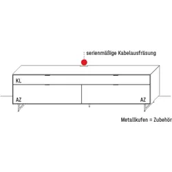 Wöstmann WM 2470 Lowboard 1451